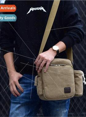 Workwear Bag Canvas Men Bag Multi-compartment Men Casual Bag