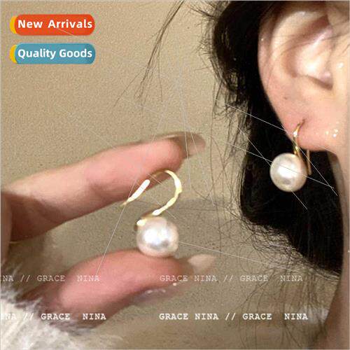 ght color sky dish gentle wind pearl earrings 2023 new tide