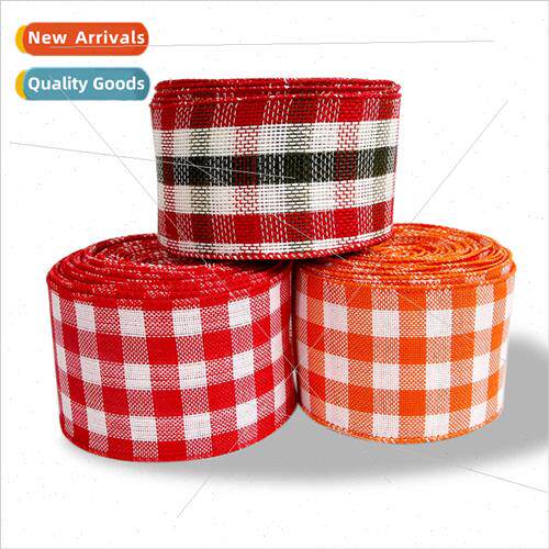 6.5CM Christmas ribbon polyester ribbon gift box DIY dress u