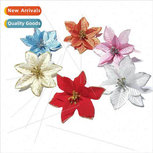 A product red gold pink Christmas flowers silver Christmas e