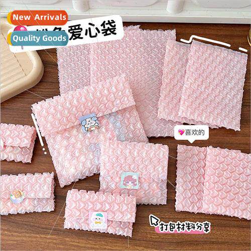 Love Bubble Bags Packing Express Packaging Heart Shaped Bubb
