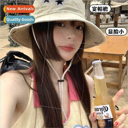 American retro stars western cowboy hat female summer sunsha