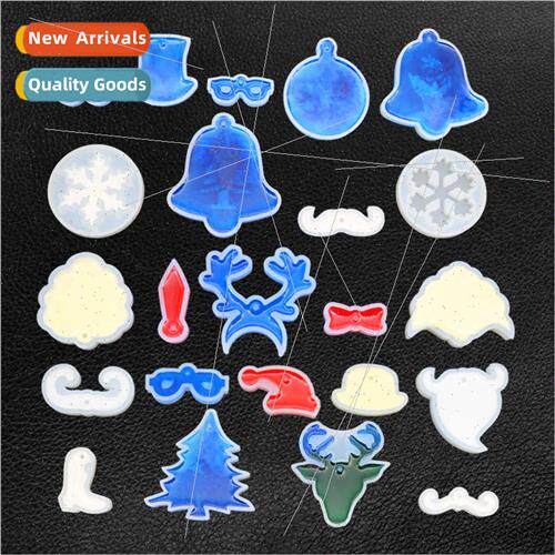 Delightful diy crystal drop silicone mold Christmas e snowfl