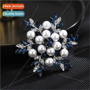 crystal Korea atmosphere bea stamen brooch sparkling Fashion