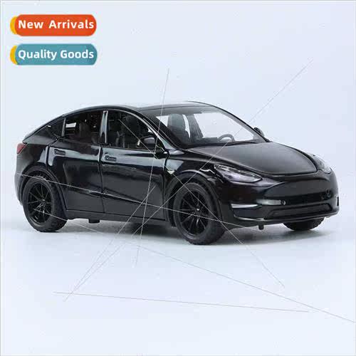 1 32 Tesla MODELY simulation alloy car model sound light boo