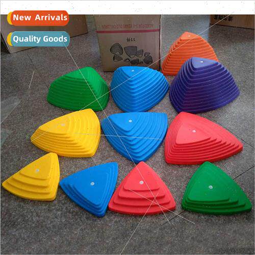 Children sensory training equipment colorful river crossing