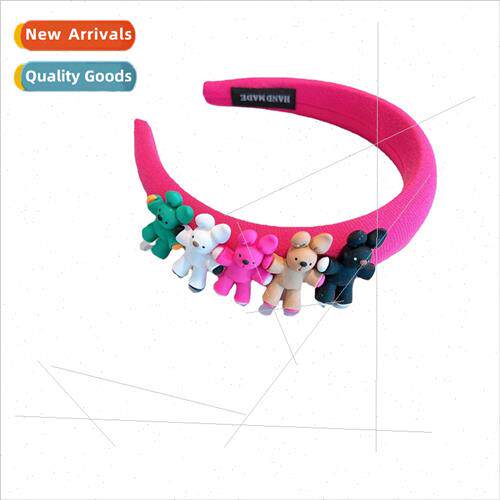 Dopamine cartoon cute ageing sponge fun dolls bunny hair ban