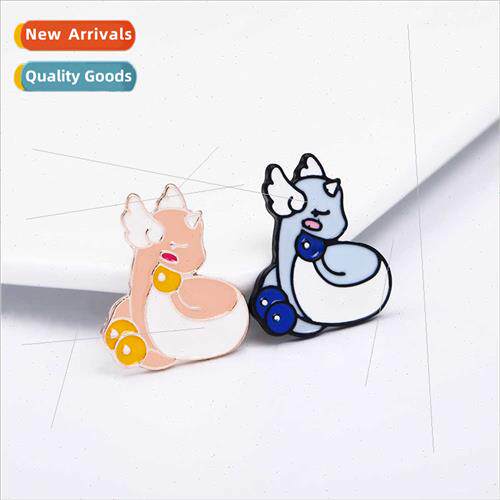 cartoon ins drop plastic badge colorful budding unicorn mode