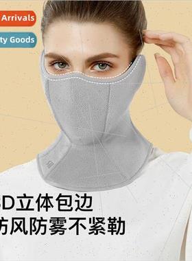 Hanging ear mask neck scarf female winter riding face protec