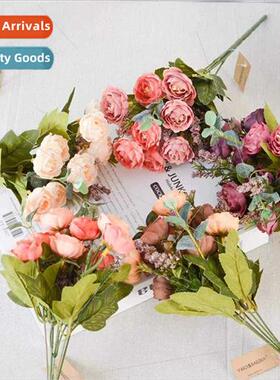 Vintage - simulation flowers lian tea rose fake flowers livi
