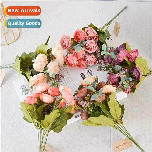 Vintage - simulation flowers lian tea rose fake flowers livi