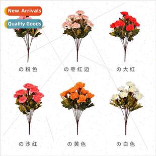 Faux Flowers Fake Flowers 10 Heads Autumn Colours Large Carn