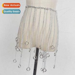 Pendant Waist Chain Stage Women Circle Dress Tassel Walking