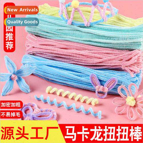 Colorful diy hair root twisted stick macaron golden onion ha