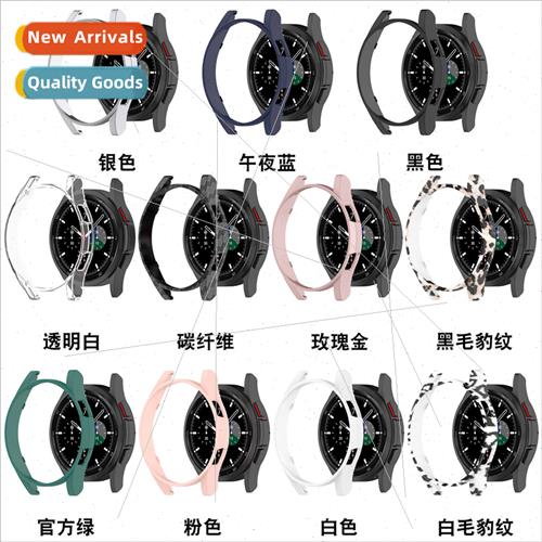 适用samsung galaxy watch4 classic watch case skeleton half b