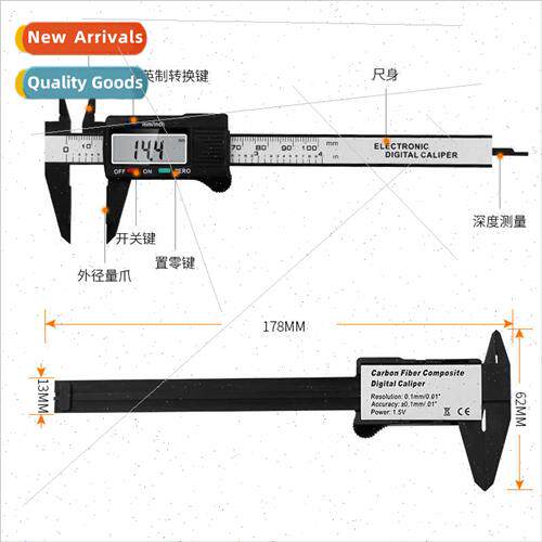 0-100mm Plastic Digal Calipers Digal Vernier Calipers Electr