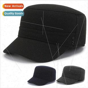 flat cap tongue men twe duck winter thickened Hat padded