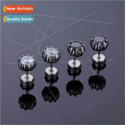 Korea tanium steel earrings earrings are not easy to allergy