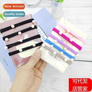 ring nail badult seamless lad leather towel pearl Korea five