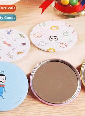 Korean  small gifts cartoon portable mini round mirror/makeu