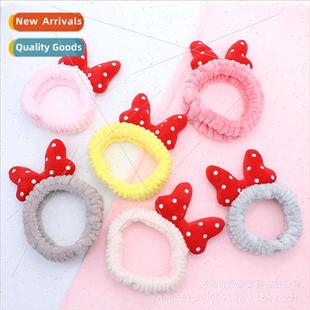 band makeu bow female fashion Korean hair face wash cute New