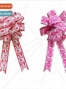 New snowflake elk Christmas bow Christmas e decoration suppl