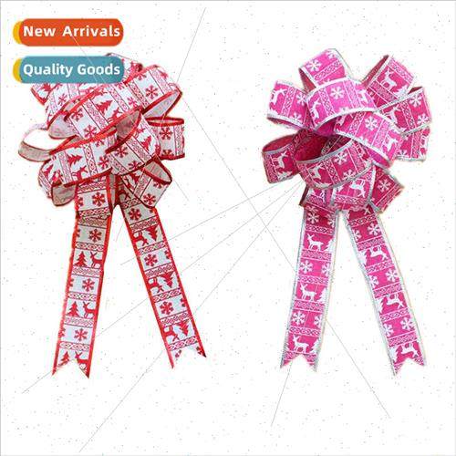 New snowflake elk Christmas bow Christmas e decoration suppl