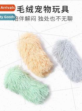 New sounding cat toys plush pillow wh rattling paper inside