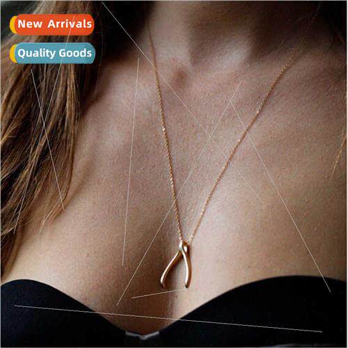 Europe Fashion Bone Pendant Women Gold lver Color Lock Bone