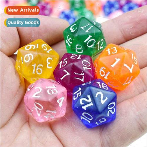 20 ded Acrylic Star Dice Gamepcs Accessories PRTG Game Dice