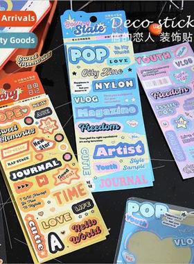 Flash film synthetic paper stickers Inspiration strobe Korea