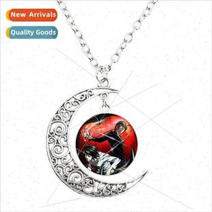 Note Moon Pendant Anime Backpa Glass Death Dome New Necklace