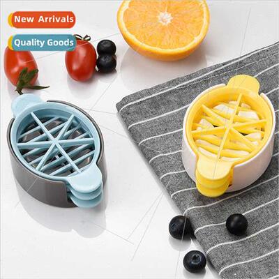 Multi-functional triple cutter egg opener egg splter six by