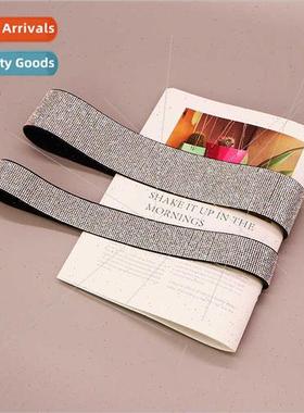 Women belt bling rhinestone waist seal waistline thin belt f