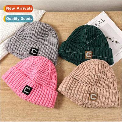 wildly popular solid color knted cap autumn winter thickened