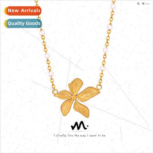 Europe ancient simple niche new tanium steel flowers drop oi