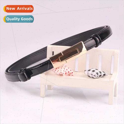 Women  Pair Buckle Adjustable Thin Belt Hundreds Dress Decor