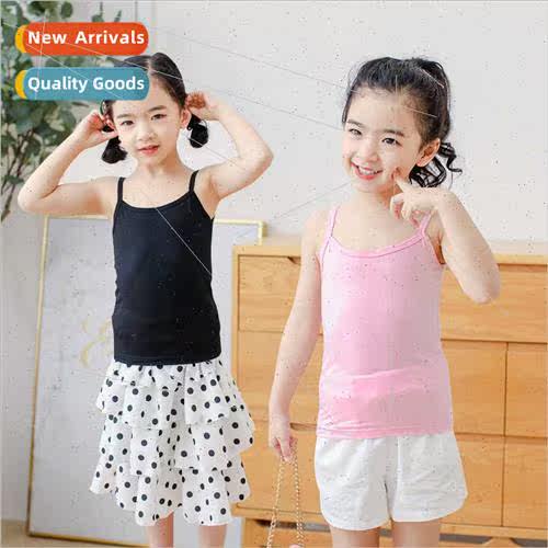 Children modal girls camisole undershirt summer bottoming un