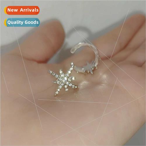 Sparkling mangosteen ear bone clips versatile fashion premiu
