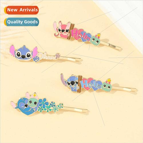 Anime star baby  Stch a word clip broken hair top clip cute