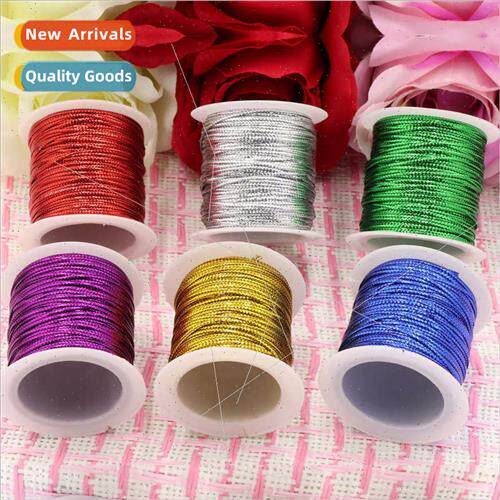 Gold lver Tag Rope 12 Strands Hollow Ribbon Handmade  Box DI