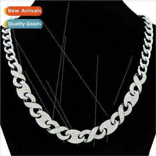 Personalized cool full diamond pig nose buckle Cuban chain n