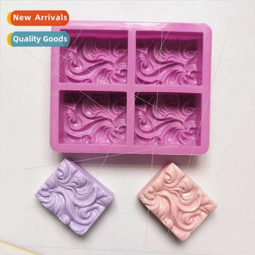 4 waves foam soap 207 soap mold chocolate biscu mold cake mo