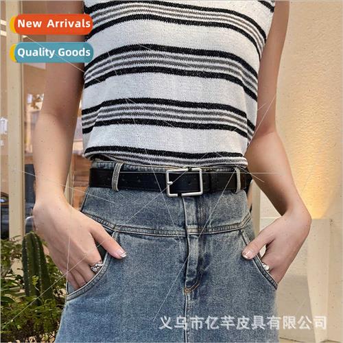 mple high-level sense ladies belt Korean hundred jeans decor