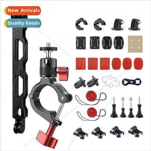 gopro aluminum bike clip motorcycle riding helmet camera ext