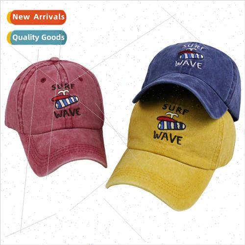 Hundreds surf skateboarding embroidered letters washed whe b