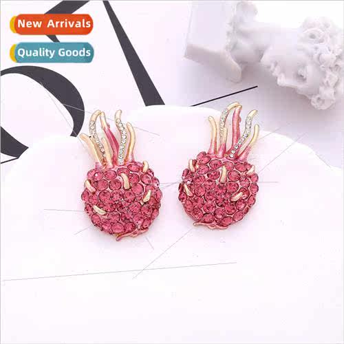 fashion senior full diamond fru earrings temperament lovely