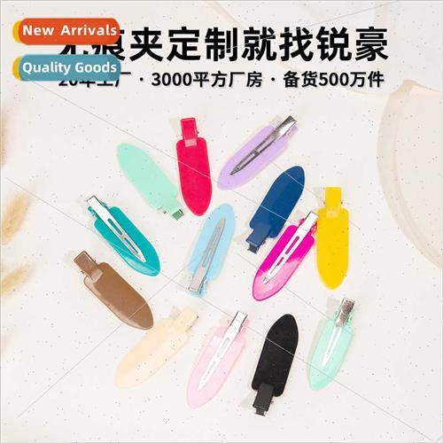 Colorful leaf hair clips cute dopamine small card accessorie