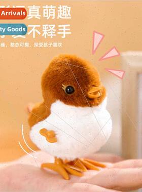 Jumping Sparrow Children Clockwork Bouncing Toys mulation Pl