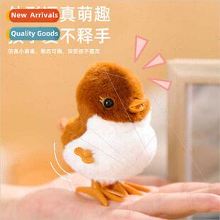 Jumping Sparrow Children Clockwork Bouncing Toys mulation Pl